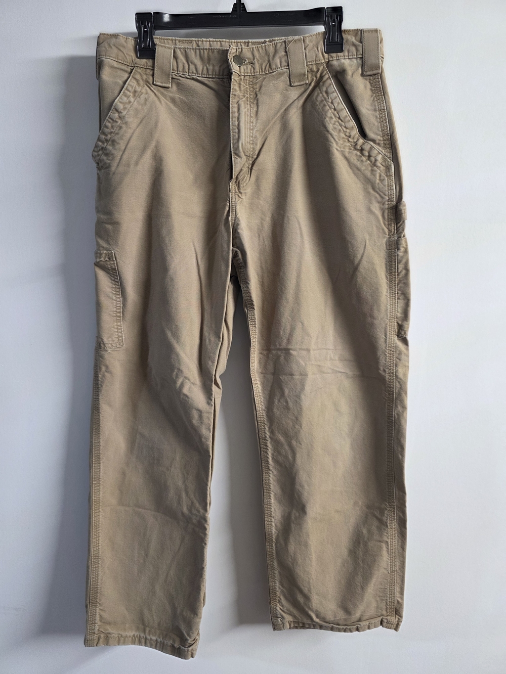 Men's Carhartt Canvas Paint's Work Wear Size 33x30 B151